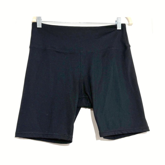Jockey Pants - Jockey Womens Black High Waisted Bike Shorts Athletic Yoga Spandex Large RN50369